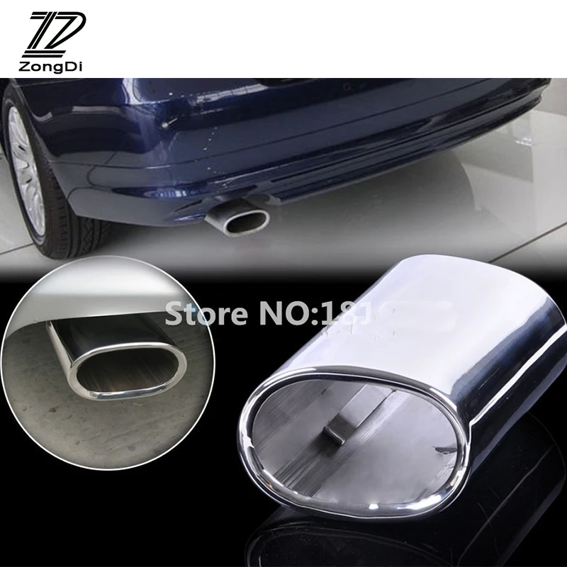 ZD 1 шт. для BMW E90 E91 E92 E93 318i 318d автомобильный глушитель выхлопной трубы наконечники