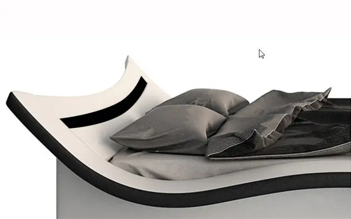 Европейские и американские кровати из натуральной кожи современные мягкие