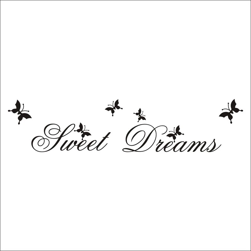 Настенные стикеры Sweet Dreams для детской комнаты спальни украшение сделай сам