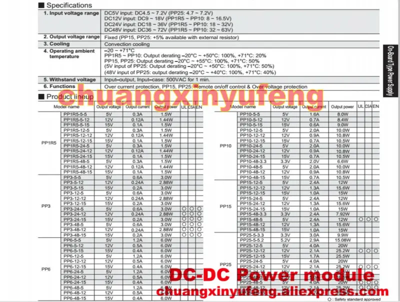 PP1R5-12-5 LAMBDA DC-DC Power module DC 12V-5V 1.5W0.3A isolated power supply | Электроника
