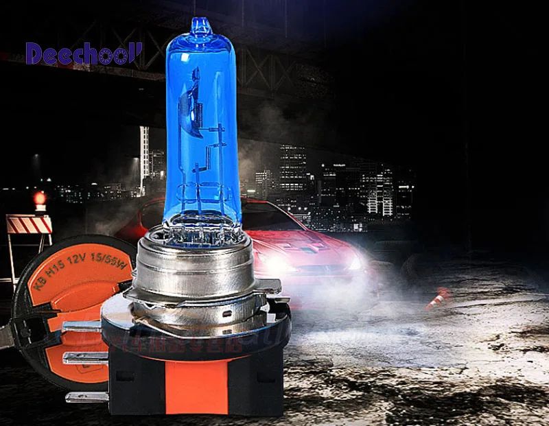 Автомобильные фары deechooll s H15 64176 лампы 55/15 Вт для VW Amarok GOLF MK 6 7 F22 PGJ23t1 фасветильник
