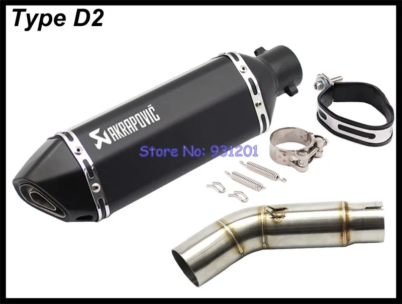 Мотоцикл Akrapovic глушитель выхлопной трубы для Suzuki GSR750 GSR 750 подключение средней с