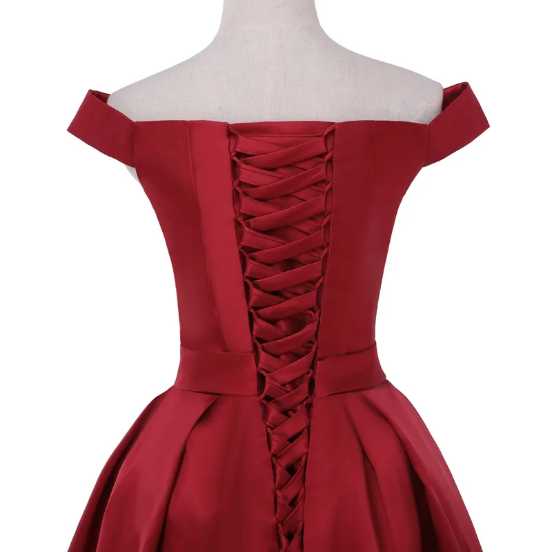 Женское вечернее платье FADISTEE длинное сатиновое А силуэта с треугольным вырезом