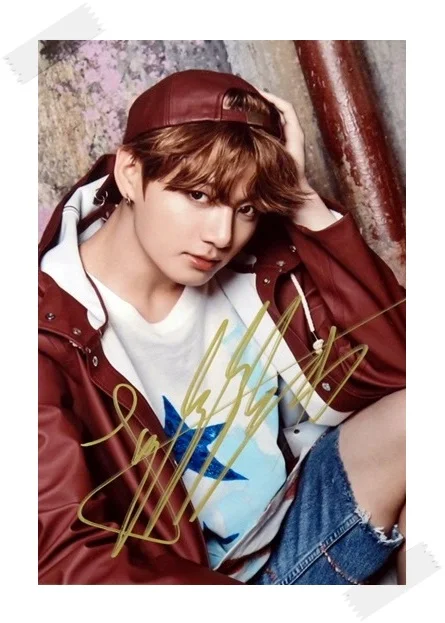 Bangtan Boys JUNGKOOK JUNG KOOK с автографом, оригинальное фото, вы никогда не ходите один, 02 - Цвет: b
