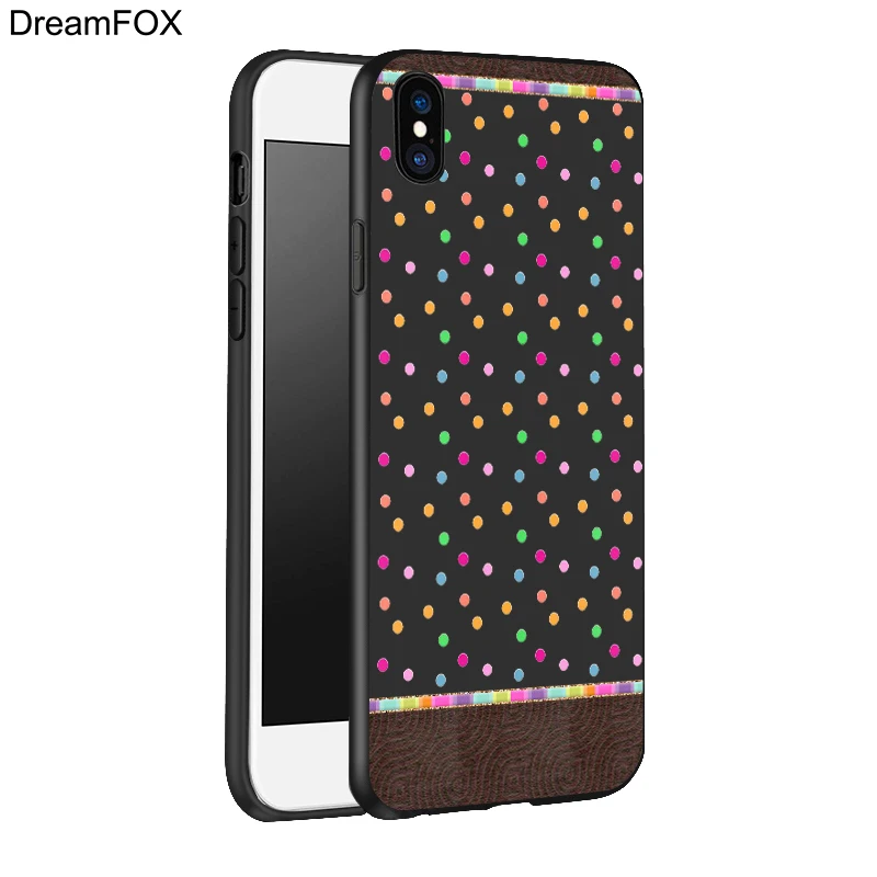 DREAMFOX L040 Модный Черный Мягкий ТПУ силиконовый чехол для Apple iPhone 11 Pro XR XS Max X 8 7 6 6S Plus 5