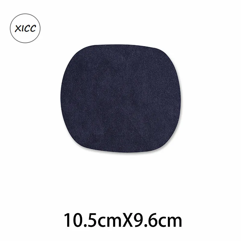 1PC 1-10 XICC замша олень бархатная ткань локоть колено патчи для мужчин свитер куртка ткань сумки ремонт железа на значки DIY Наклейки Аппликации - Цвет: 1PC 1-10