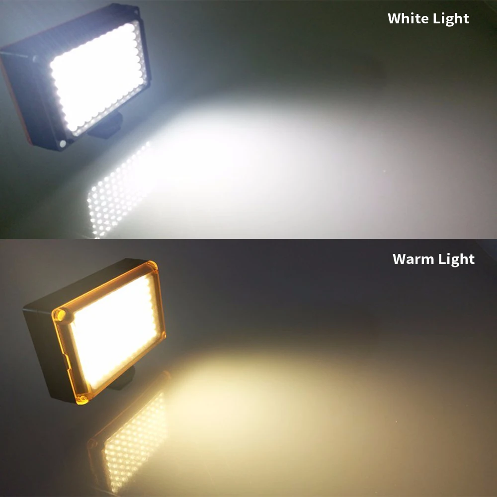 CimaPro 96 LED video light portable selfie fill spotlight with hotshoe for smartphone cellphone camera internet celebrity |
