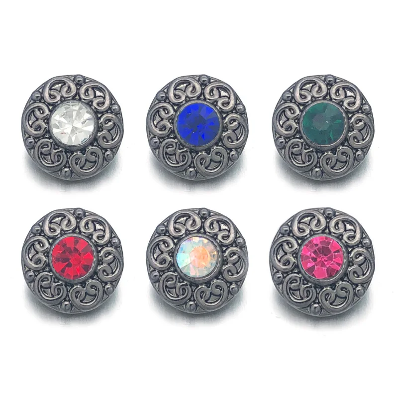 

Модные 003 цветок 3D 12 мм Металлические Кнопки для браслета ожерелье взаимозаменяемые ювелирные изделия женские аксессуары