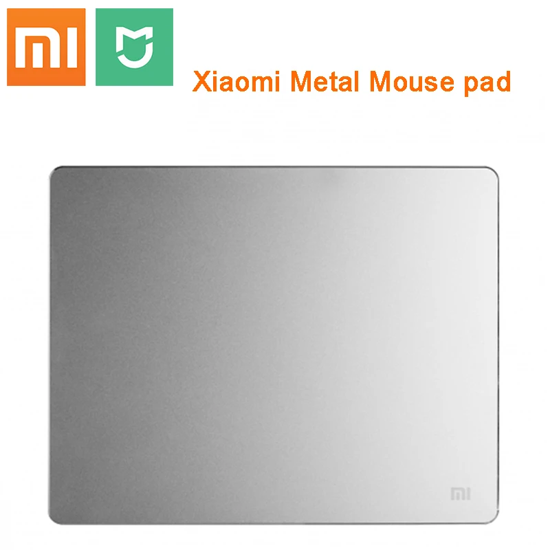 Оригинальный Металлический Коврик для мыши Xiaomi высокое качество 18*24 см * 3 мм 32*18