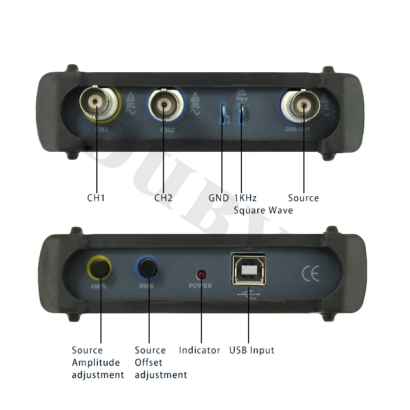 Портативный цифровой осциллограф ISDS210B 4 в 1 двухканальный ПК USB + анализатор