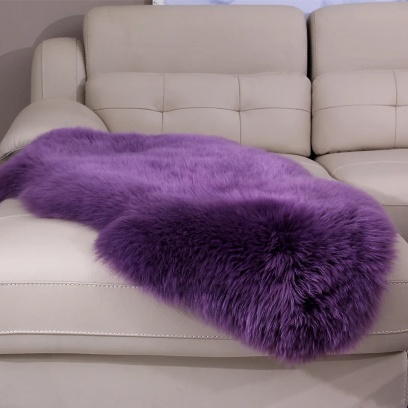 Ковер из натуральной овечьей шерсти для дивана гостиной спальни Пушистый
