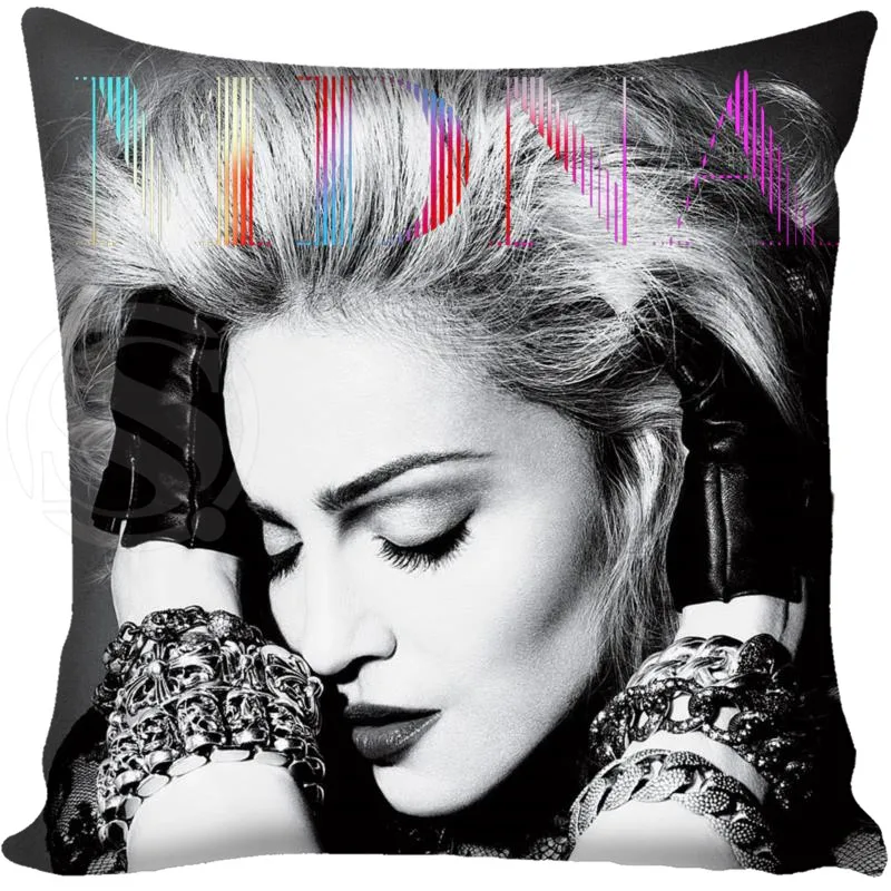 Изготовленный На Заказ Madonna Стиль наволочка подушки мягкие квадратная Подушка на