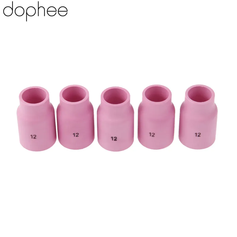 Dophee 5 шт. TIG газовая линза 53N87 керамические чашки 12 # подходит для сварофонарь