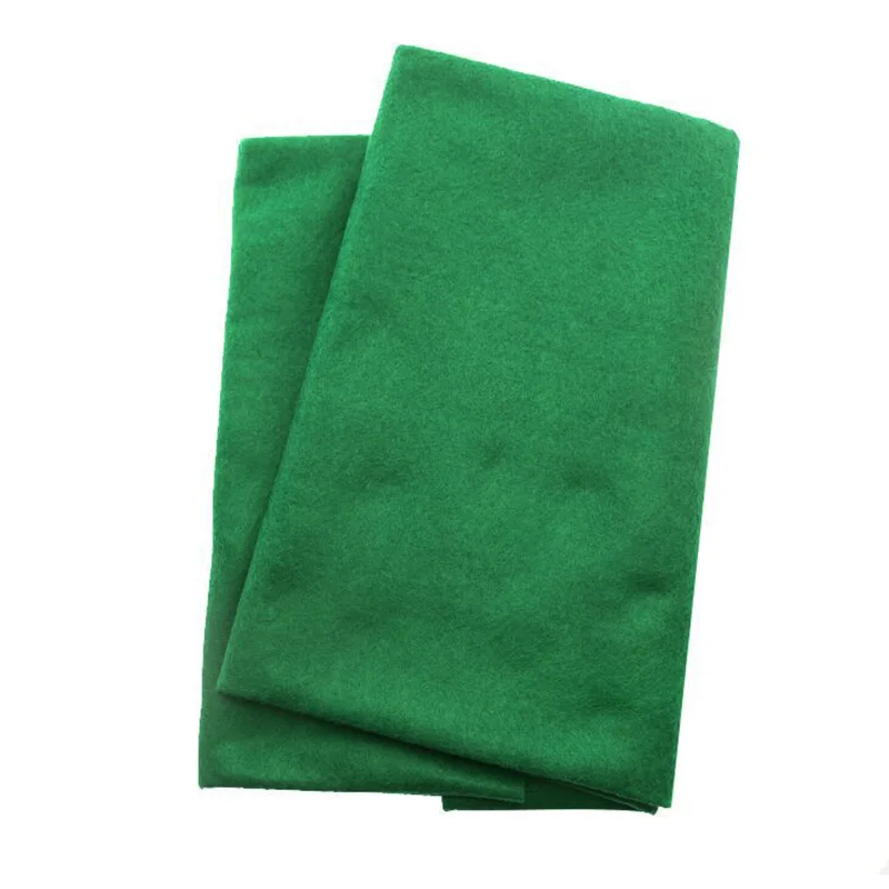 Green 90x92 см мягкая фетровая ткань чистый цвет нетканые DIY Швейные игрушки, ремесла куклы для новогоднего украшения дома 1,5 мм толстый фетр 1 лист - Цвет: Green