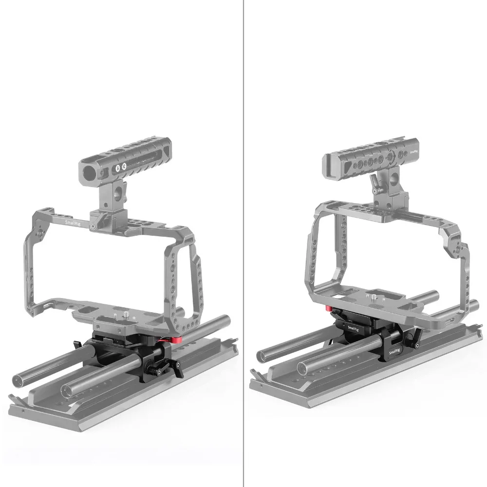 SmallRig BMPCC 4K Camera плита основание для Blackmagic Design Pocket Cinema (для Manfrotto 501PL ) W/ 15 мм Rail