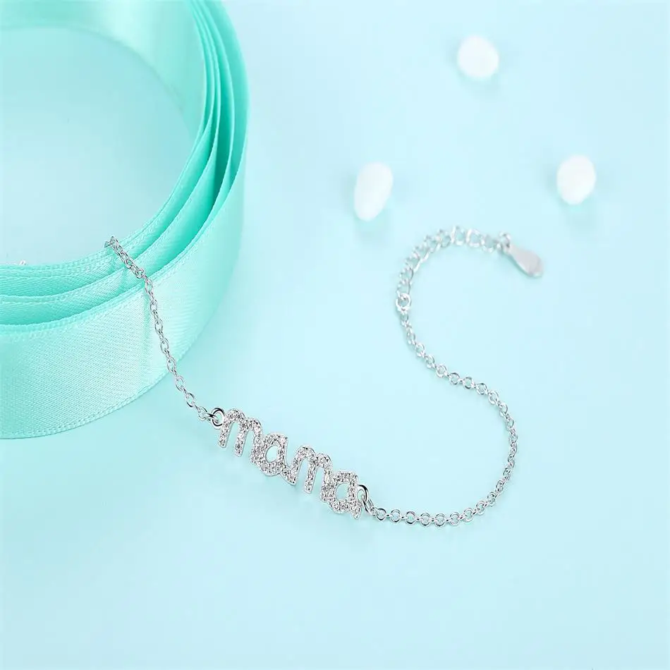 Женский браслет из серебра 100% пробы с австрийскими кристаллами|bracelets for|sterling silver