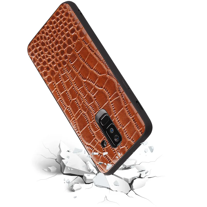 CoolDeal для samsung Galaxy A5 A6 A6s plus A7 A8 Plus A9 2017 2018 чехол бизнес крокодил натуральная кожа