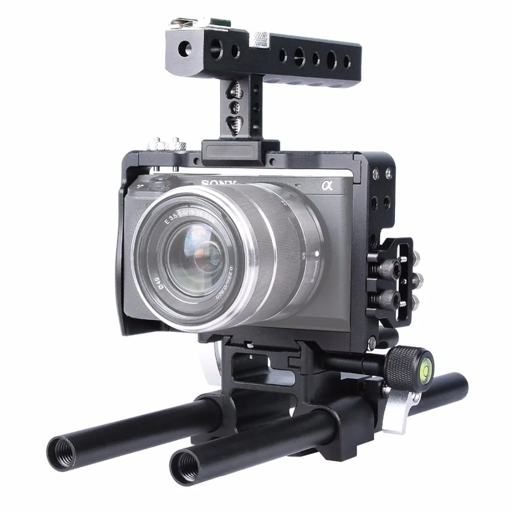 Yelangu ручной видео Камера Steadicam Стабилизатор DLSR Клетки для камеры Алюминий сплава