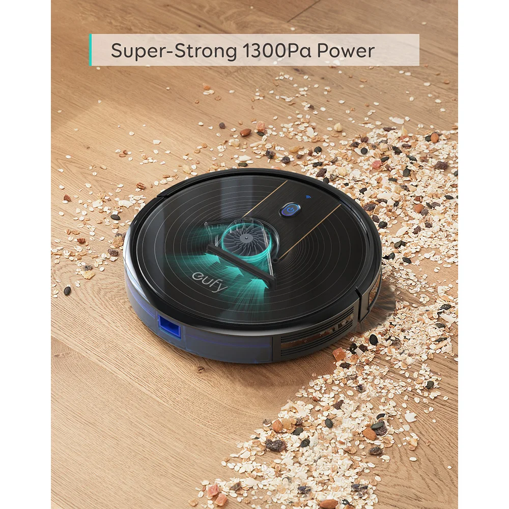 Робот-пылесос eufy [BoostIQ] RoboVac 15C Wi-Fi ультратонкий тихий самозаряжающийся 1300 па для