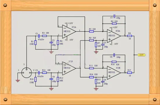 Бесплатная доставка! Односторонняя сбалансированная печатная плата XLR / RCA с