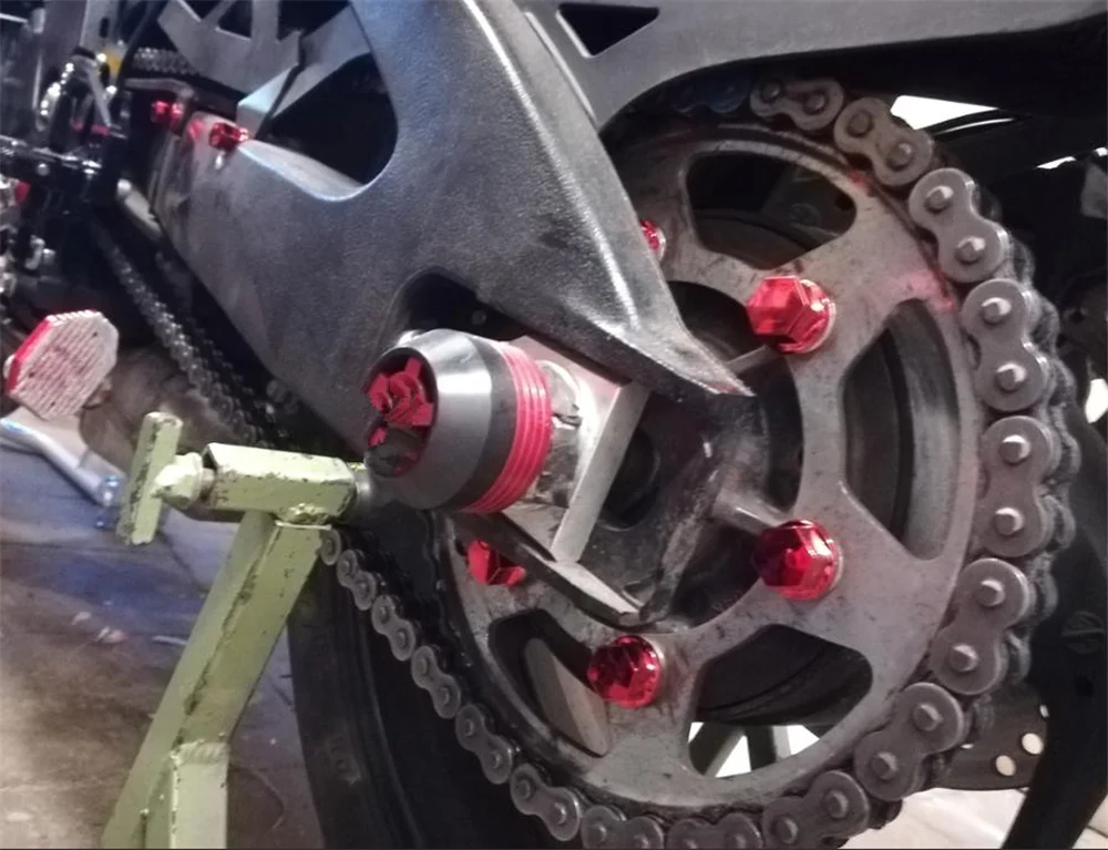 30 шт. мотоцикл Моделирование Покрытие декоративные гайки винт кепки для HONDA CR80R 85R