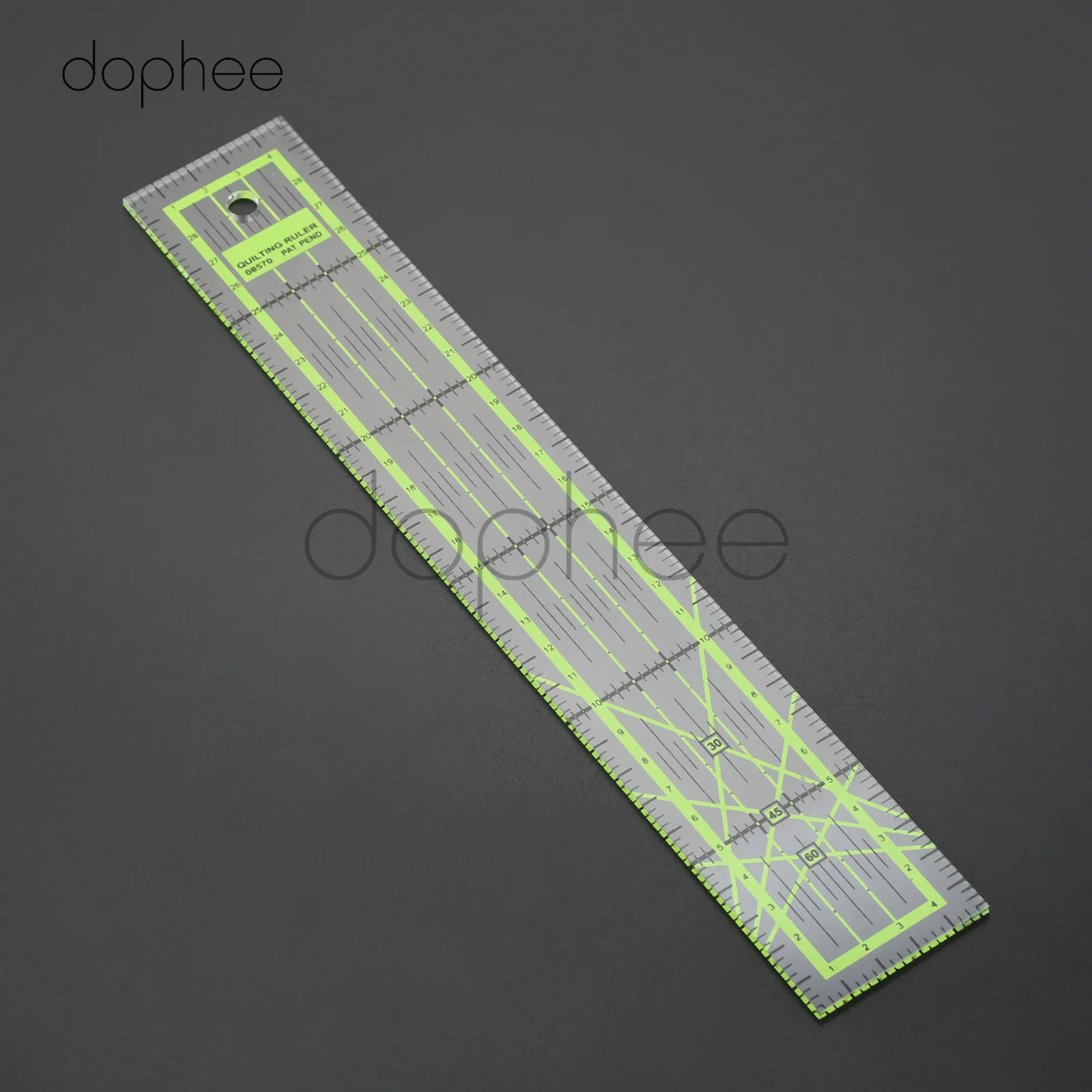 Dophee 1 шт. 5*30 см линейка для лоскутного шитья выровненная квилтинга строгая