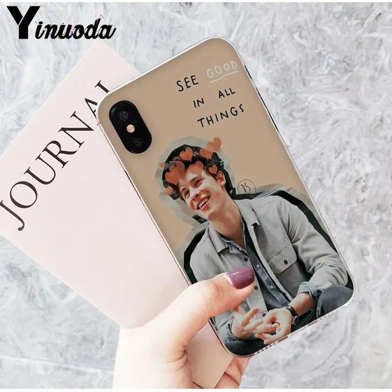 Мягкий силиконовый чехол Yinuoda для телефона iPhone X XS MAX 6 6S 7 7plus 8 8Plus 5 | Мобильные