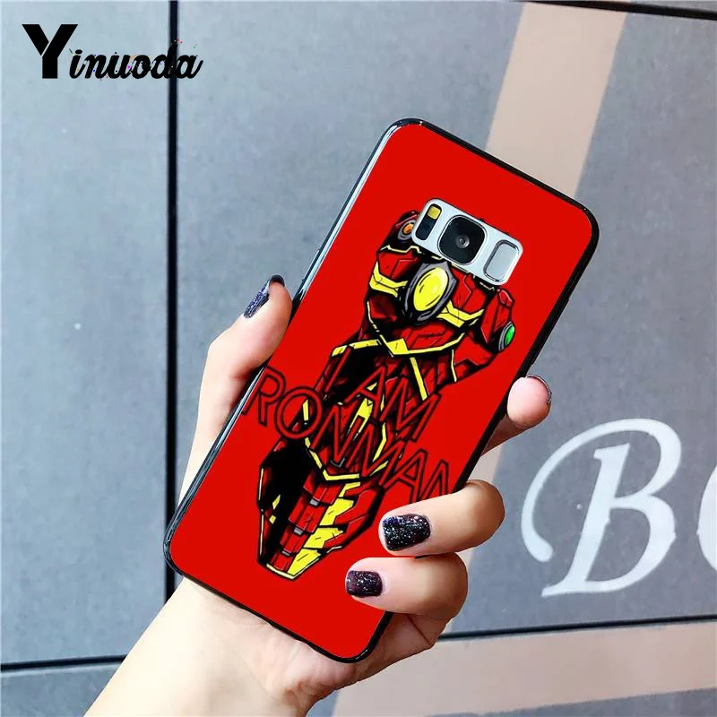 Yinuoda Marvel DC Deadpool Железный человек Человек-паук Thanos Groot чехол для Samsung GalaxyS9 plus S7 edge S6