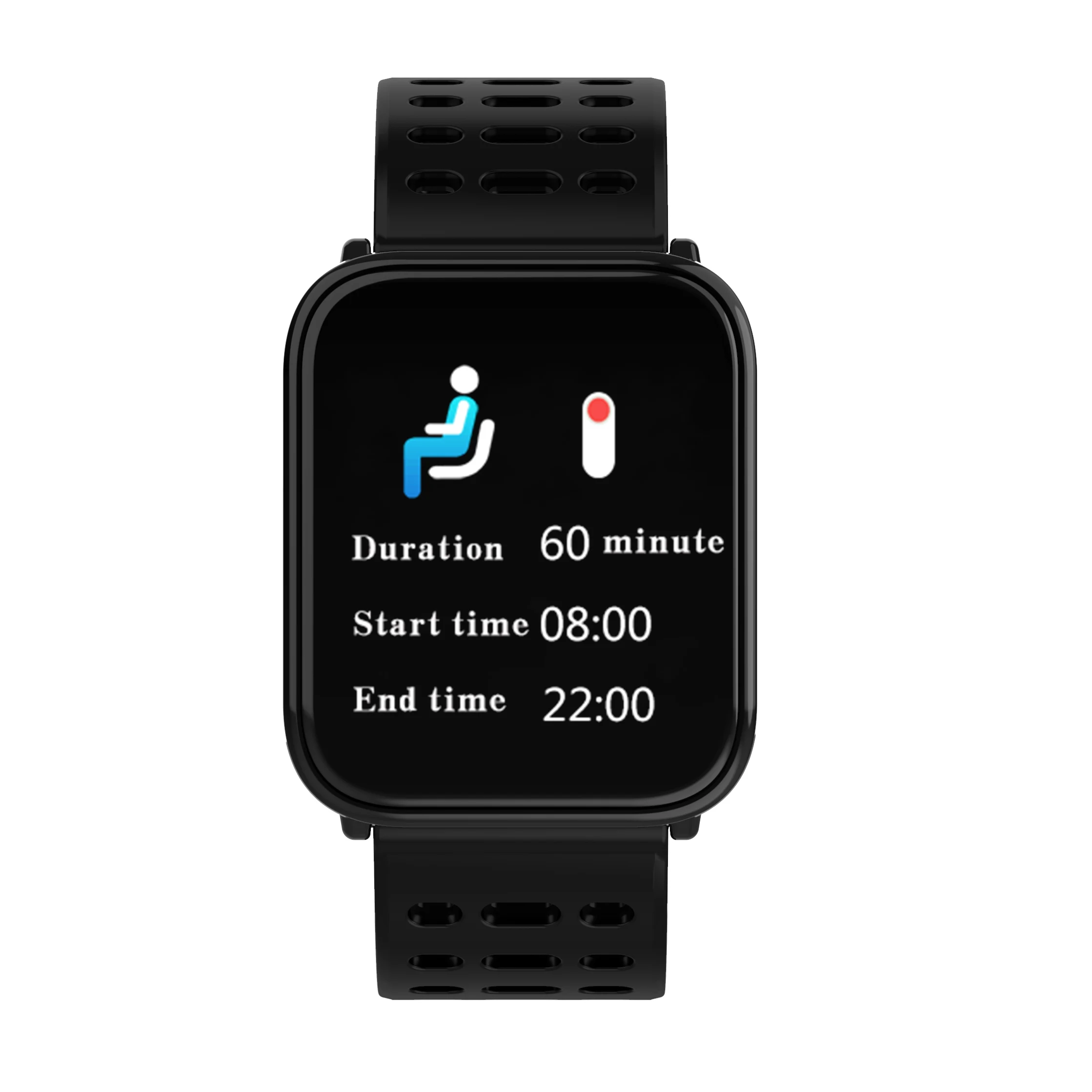 OGEDA мужские Смарт часы Smartband фитнес браслет большой сенсорный экран OLED сообщение