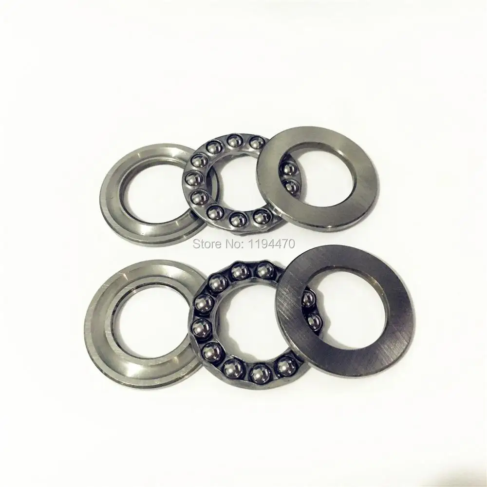 

1-2pcs 51205 51206 51207 51208 51209 51210 Roll Axial Ball Thrust Bearing 3-Parts Plane Bearing