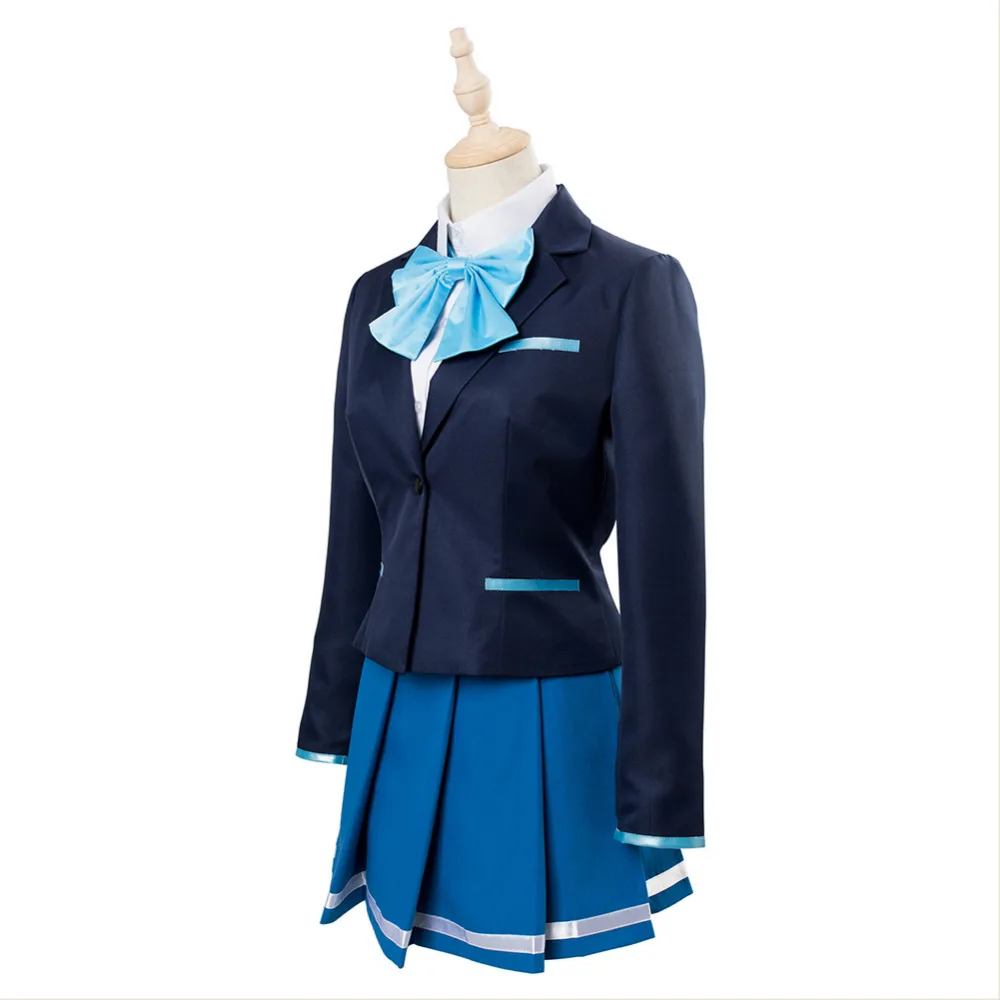 Iroduku: мир в цветах Hitomi Tsukishiro Iroduku Sekai no Ashita Kara платье Косплей Костюм Униформа на
