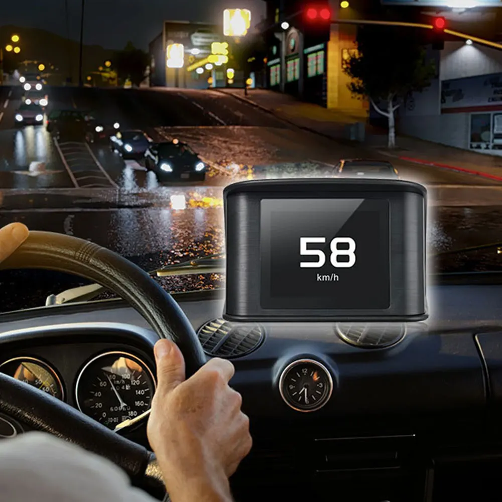 Универсальный Автомобильный дисплей цифровой GPS-датчик скорости умный Монитор