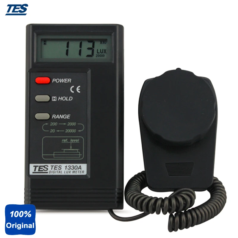 TES-1330A портативный цифровой измеритель освещенности с коррекцией угла |