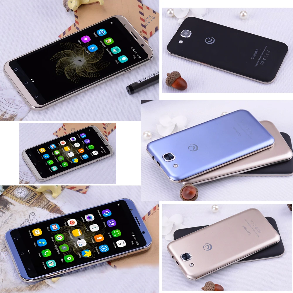 Gooweel S8 смартфон 5 3 дюймов HD Экран Quad core gps 3g мобильный телефон + 8 ГБ карты памяти