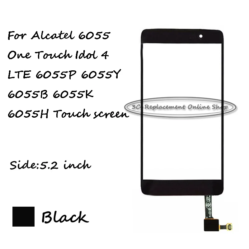 Для Alcatel 6055 One Touch Idol 4 LTE 6055U 6055P 6055Y 6055B 6055K 6055H OT6055 OT сменный дигитайзер сенсорного