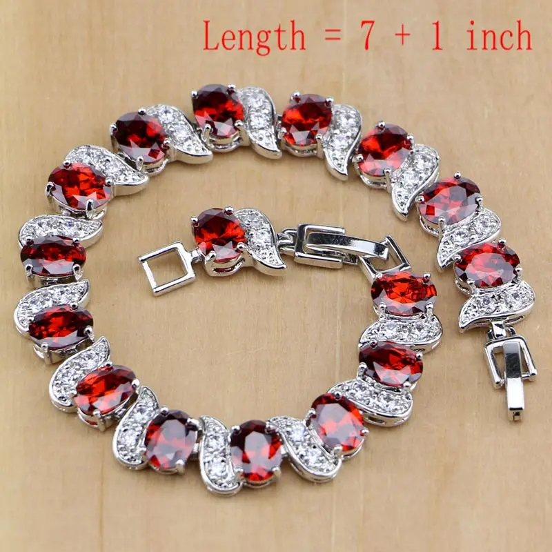 Винтажное ювелирное изделие из стерлингового серебра 925 пробы с красным