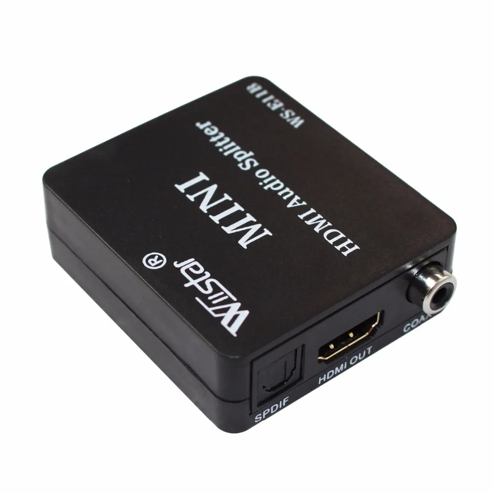 Высокое Качество HDMI к Оптический SPDIF Suppport 5.1 Аудио Видео Extractor Конвертер Splitter