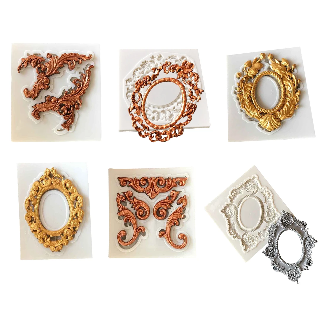 DIY кухонные инструменты 1 шт. форма для выпечки ретро-рамка силиконовая торта