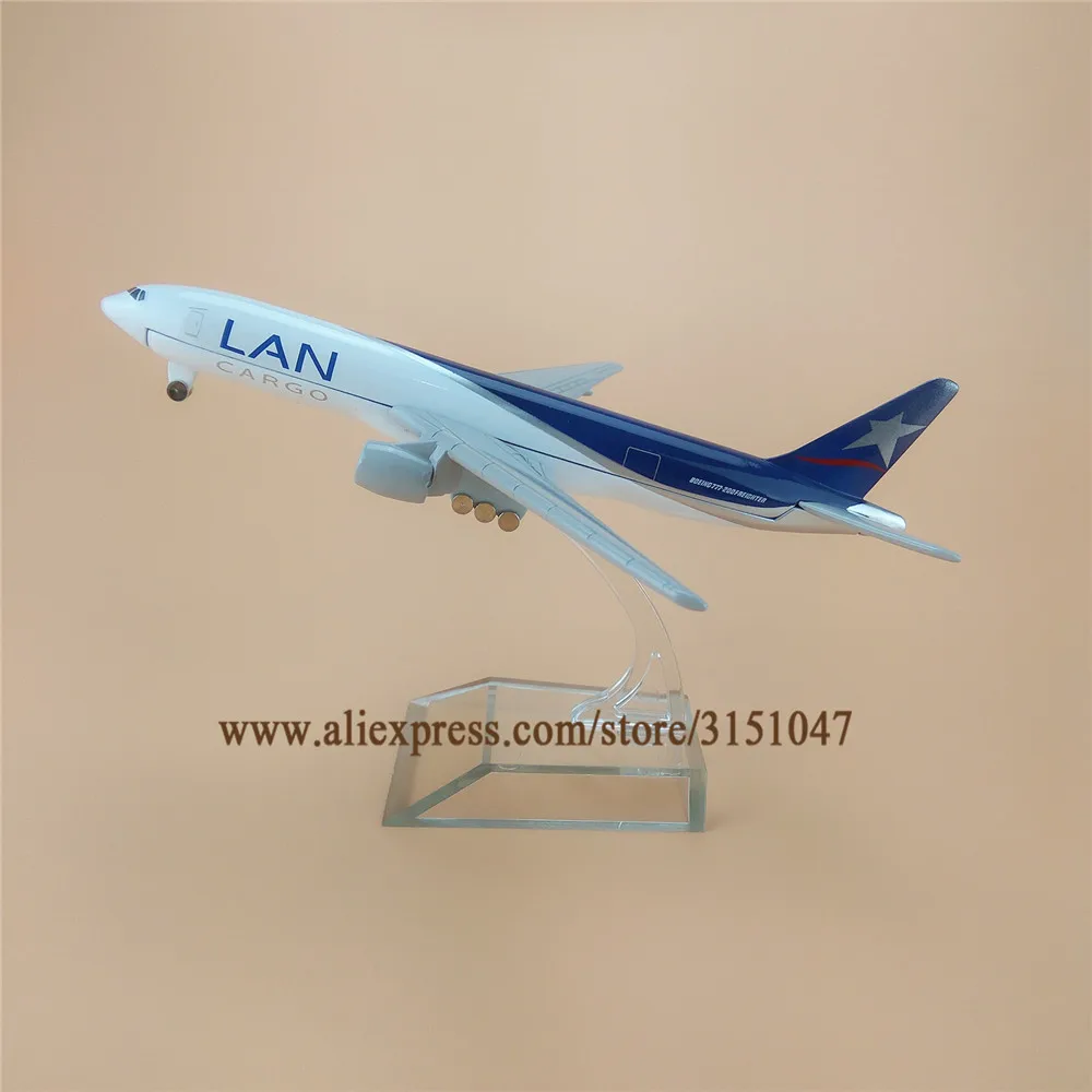16 см металлический сплав самолет модель Чили воздуха LAN груз Airways Boeing 777 B777 Airlines