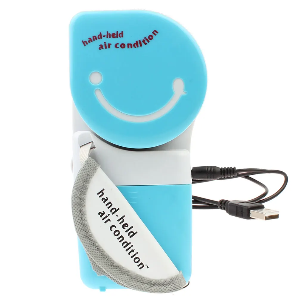 Портативный мини вентилятор для охлаждения воды Smile Face ABS USB|fan fan|fan water coolingfan cooling |