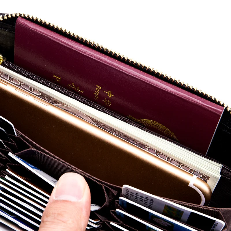 Новое поступление Женский кошелек с защитой RFID геометрический несколькими