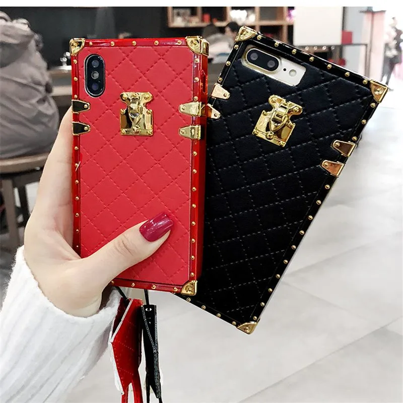 Чехол для Телефона iPhone 12 Mini 11 Pro XS Max XR X 8 7 6 6S Plus Роскошный чехол из искусственной
