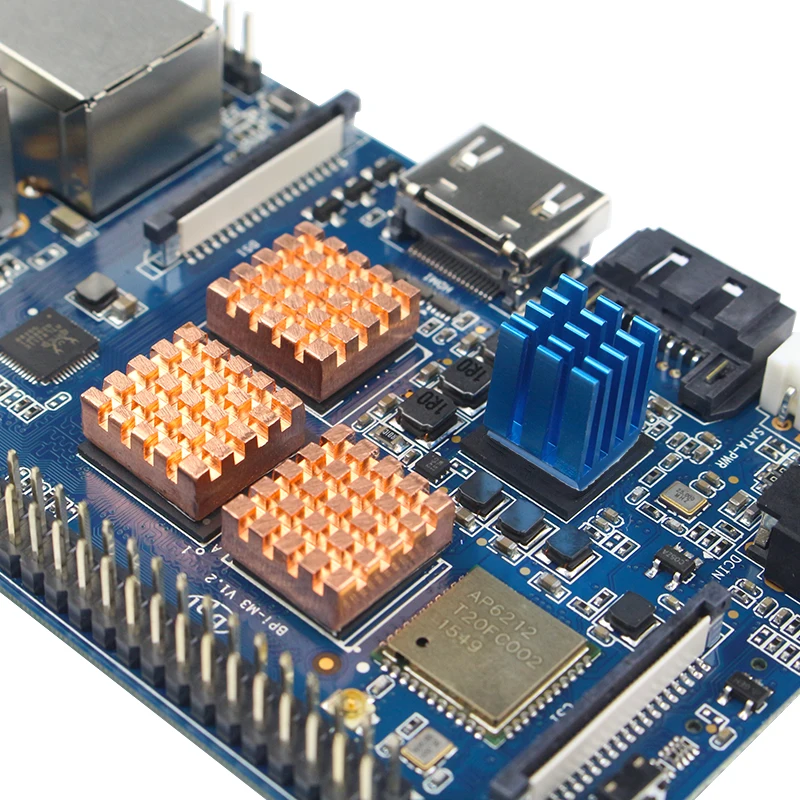 Горячая продажа охладитель радиатор банан Pi M3 один алюминиевый + три медных