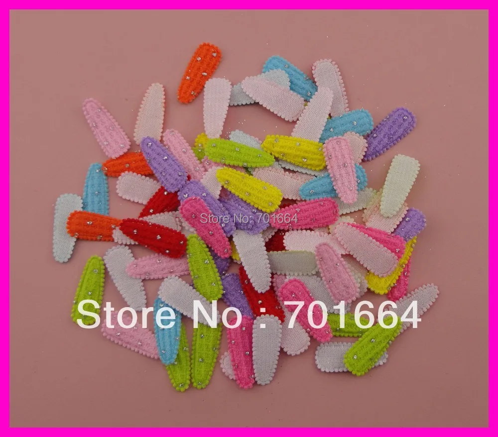 500 шт цветной глиттер в горошек Сладкие цвета Оборки по краю ткани