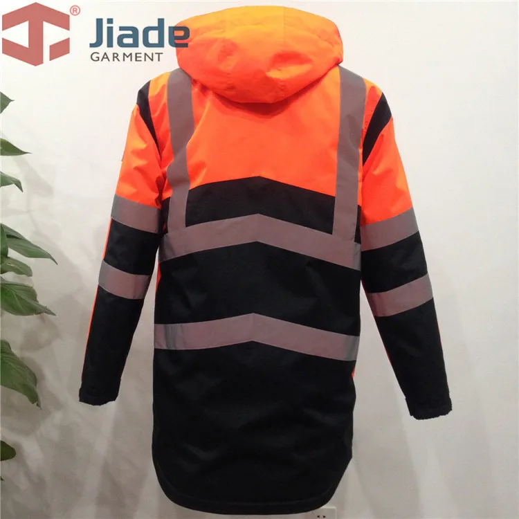 Jiade Men's Work Wear Winter Parka Reflective High Visibility Jacket | Безопасность и защита