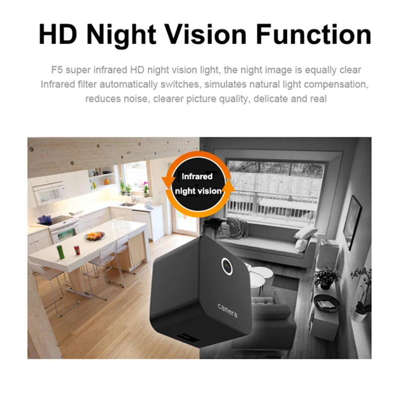 Мини камера 1080 P Full HD Wifi микрокамера IP Motion ночного видения беспроводная удаленная