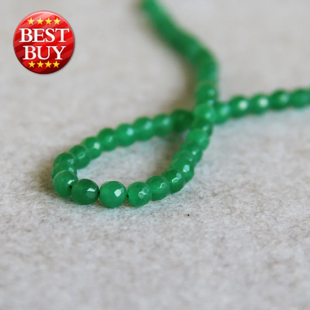 6mm Fashion Natural Sky Green Chalcedony Beads Round Shape Stone Hand Made Loose 15inch Jewelry Making Design Wholesale | Украшения и