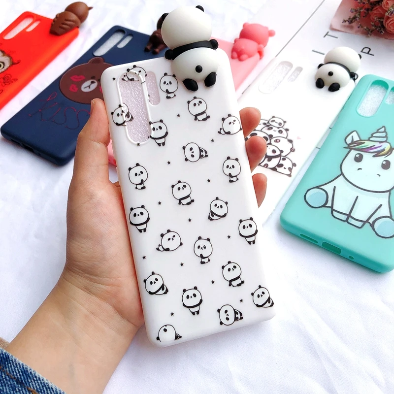 3 P30 Pro Чехол для Etui huawei P30 Pro Чехол 3D Kawaii панда Единорог силиконовый чехол для Funda huawei P30 Lite P30Pro чехол для телефона - Цвет: 3