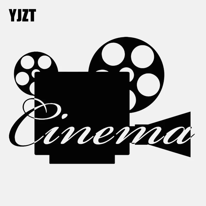 YJZT 14 см * 9 5 милый виниловый черный/серебристый автомобильный стикер для