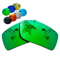 100 precisely cut polarized replacement lenses for gascan sunglasses green mirrored coating color choices